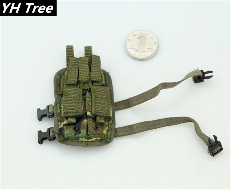 

1 / 6 Scale Soldier Jungle Camouflage Multifunctional Leg Bag Leg Sling Bag for 12" Action Figure Doll Body Toys Accessory