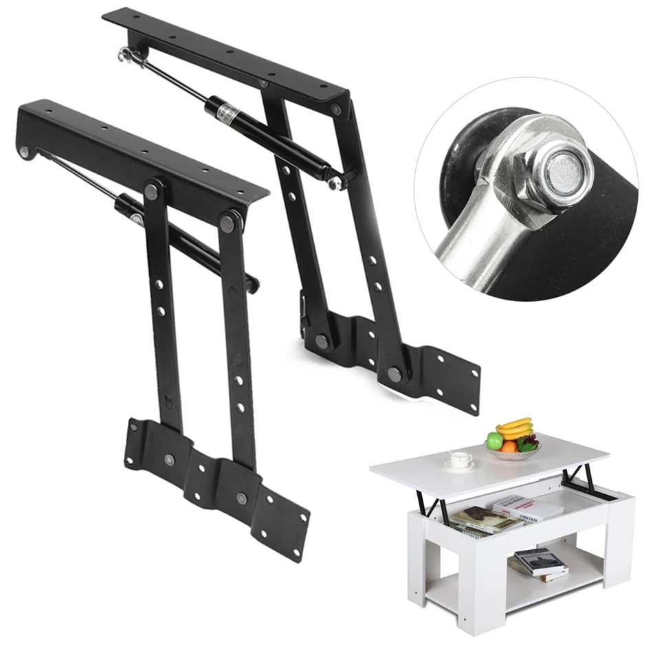 

VOGVIGO 2 шт. подъемный журнальный столик подъемная рама механизм пружинный шарнир фурнитура DIY подъемный пружинный шарнир