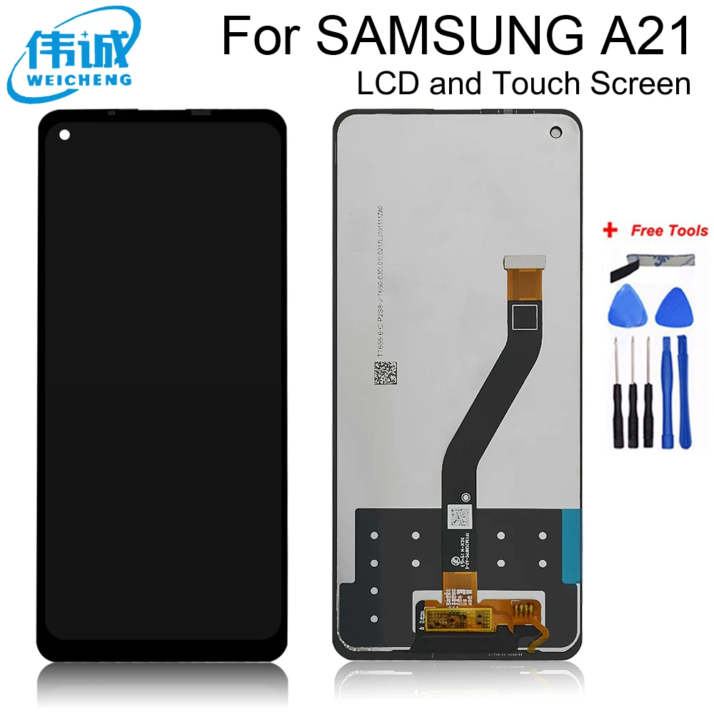 Для Samsung Galaxy A21 Lcd A215 SM-A215U ЖК-дисплей сенсорный экран дигитайзер стекло в сборе для