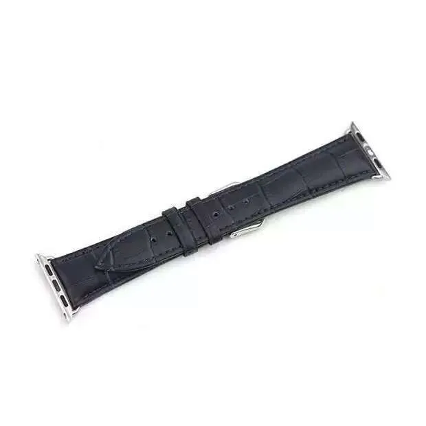 Ремешок для Apple Watch Band se 38 мм 42 40 44 натуральная кожа крокодила iwatch series 6 5 4 3 2 1|for apple