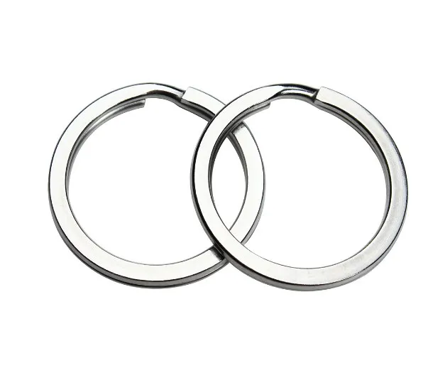 

30mm 10pcs/lot Key Holder Open Jump Rings Split Rings Double Loops Circle Keychain Ring Connectors for Jewelry Making Wholesale