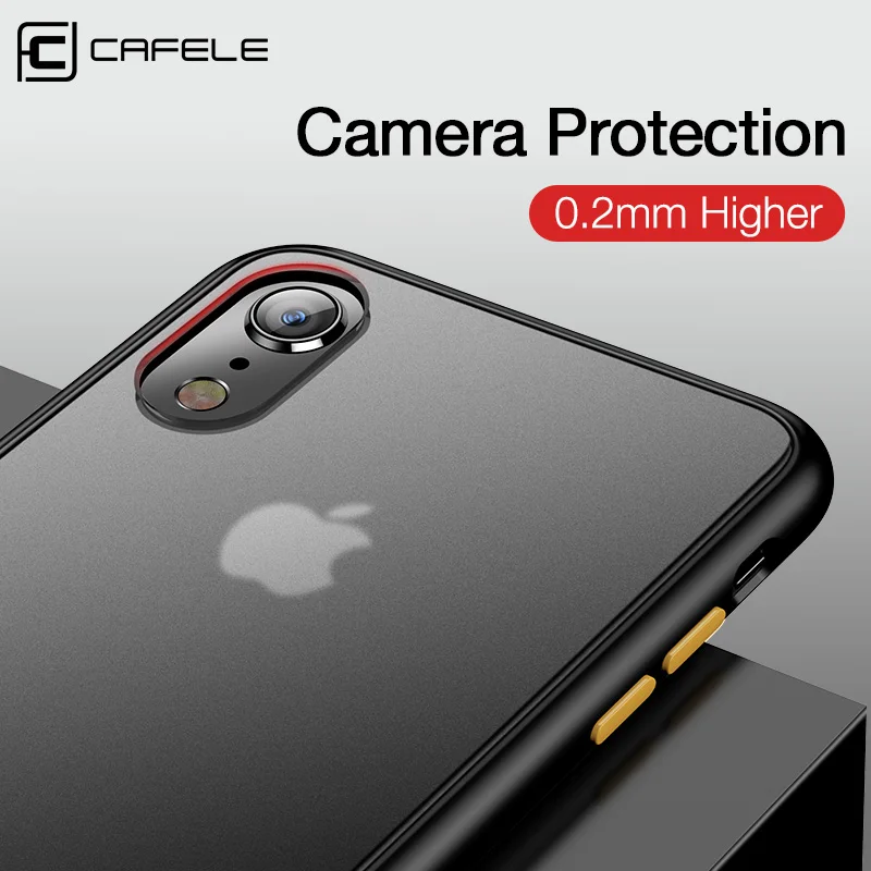 Чехол CAFELE для телефона iPhone XR Мягкий Силиконовый ТПУ чехол с жесткой задней