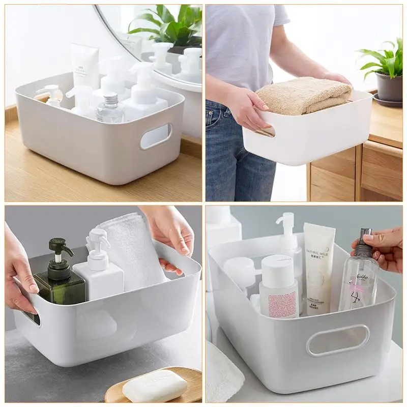 

1 Set 3pcs Multifunctional Household Storage Organizers Storage Boxes (Grey)