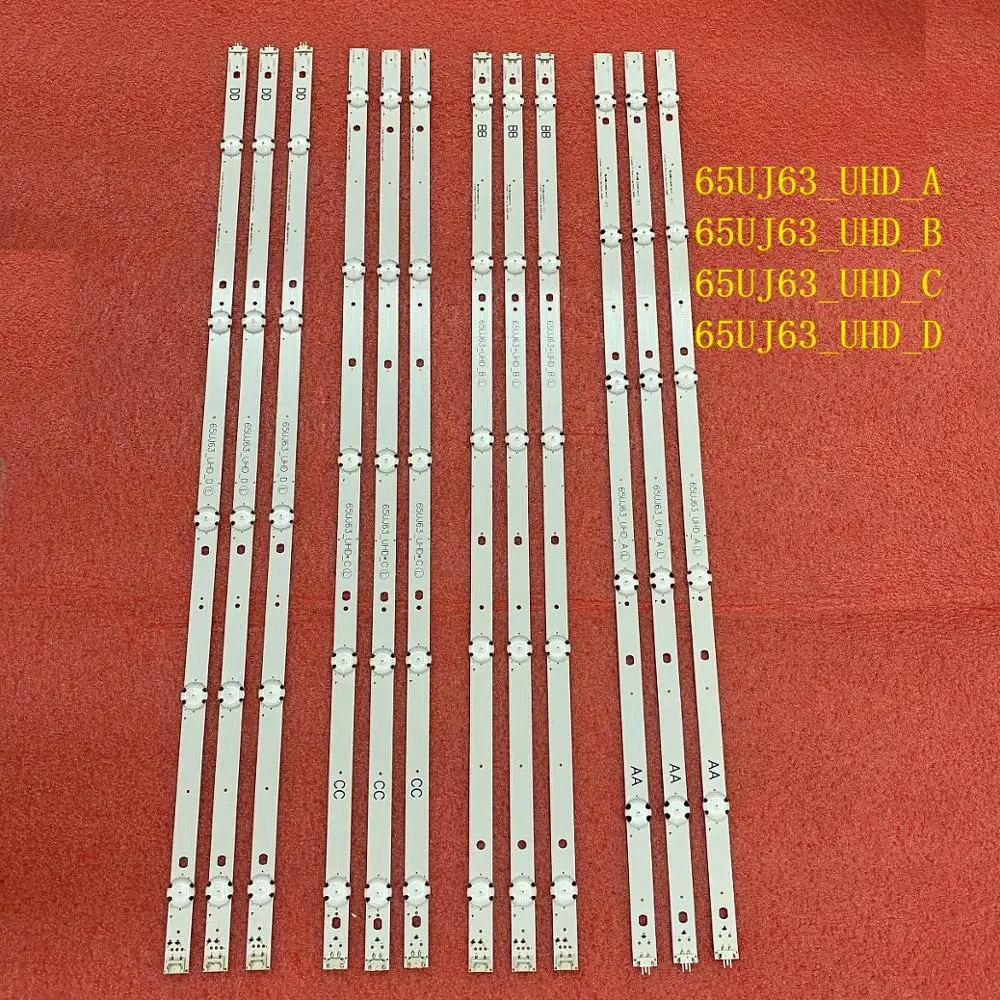 Backlight para lg Pcsled Tira 65uj634v 65uj5500 65uk6100 65uj63_uhd_a b c d Nc650dgeaafx7 Eav63673007 12 65uj6300 65uj630v