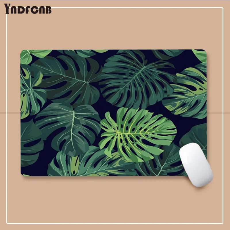 

YNDFCNB Cool New banana Tree Green Leaves Durable Rubber Mouse Mat Pad Top Selling Wholesale Gaming Pad mouse