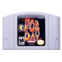 Bad Fur Day 64 бит карточная игра Action-Adventure игры 1 видео игровая консоль карты Английская литература американской версии для nintendo - Цвет: Bad Fur Day