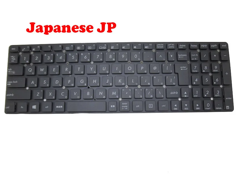 

Laptop Keyboard For ASUS K75A K75VD K75VJ K75VM A75A A75VD A75VJ A75VM Black Without Frame Japanese JP