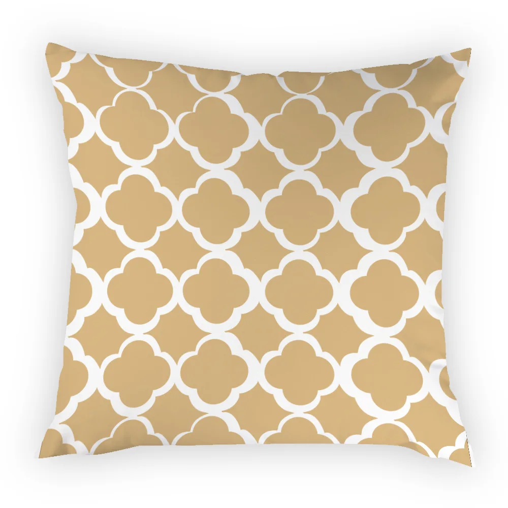 Одеяло с линейным узором "Золотая персиковая кожа" для декора дивана и спальни, мягкие чехлы для подушек, украшение дома, размер 45x45 см.