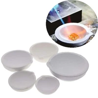 100g 5000g high temperature quartz silica melting crucible dish bowl pot casting gold silver metal jewelry casting container