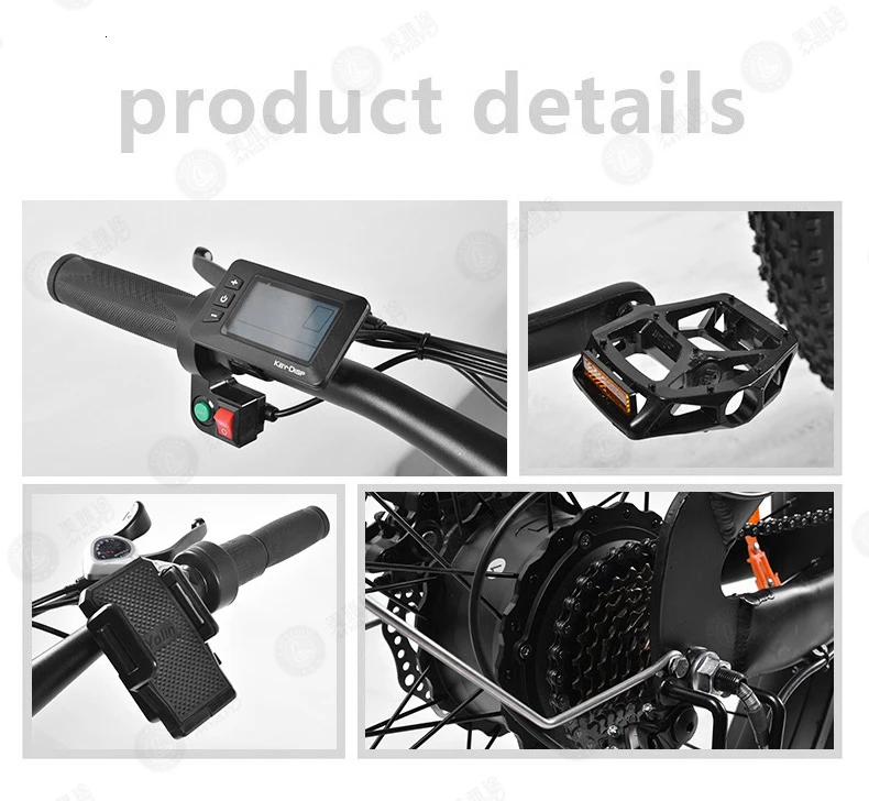 MYATU SHIMANO 7 скоростной горный электровелосипед для взрослых, мощный электровелосипед, 48 В, 500 Вт, 12Ач, 26 дюймов, 4,0 электродвигатель, электровелосипед