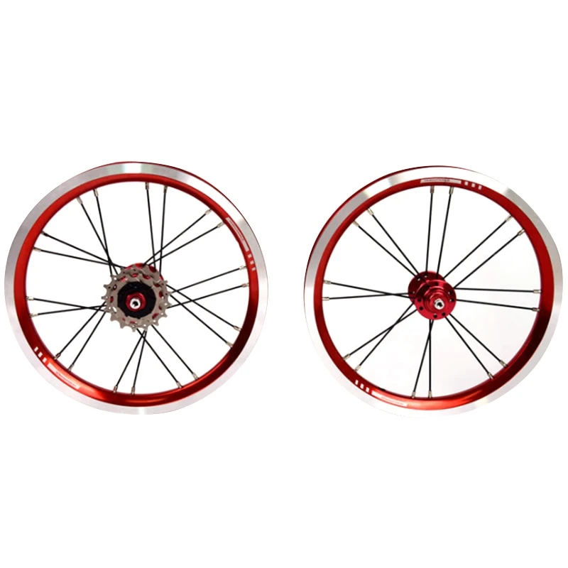 SPOMANN V-Brake Three-Speed Small Wheel Set Front Two Rear Five Peilin Hub Folding Car | Bicycle