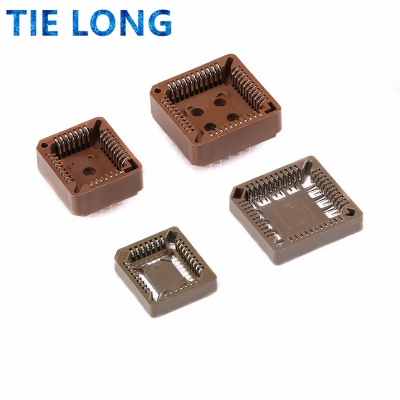 10 шт. PLCC IC socket PLCC32 PLCC44 SMD DIP 32/44 Pin Socket adapter | Электронные компоненты и принадлежности