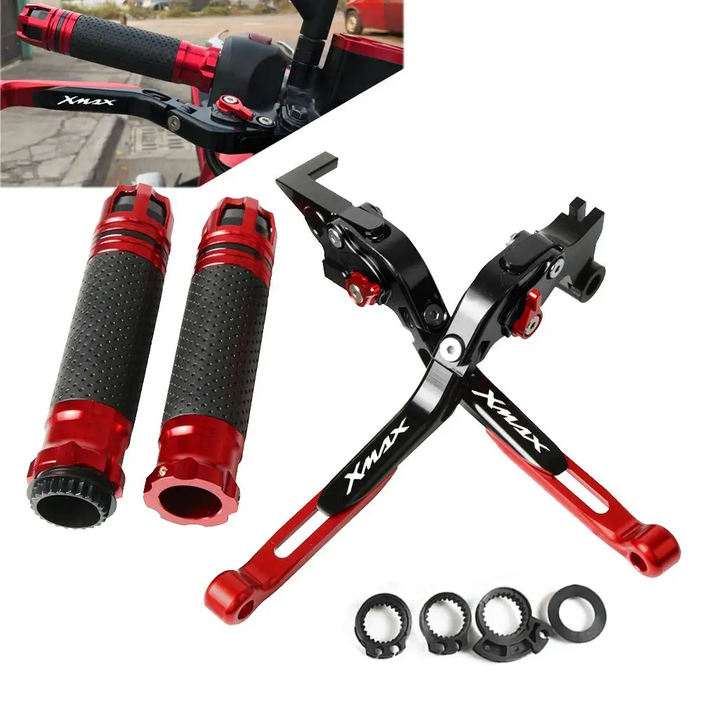 Motorcycle Brake Clutch Lever Extendable Hand Grip Handlebar For Yamaha XMAX 300 X-MAX X MAX XMAX300 X-MAX300 2017 2018 | Автомобили и