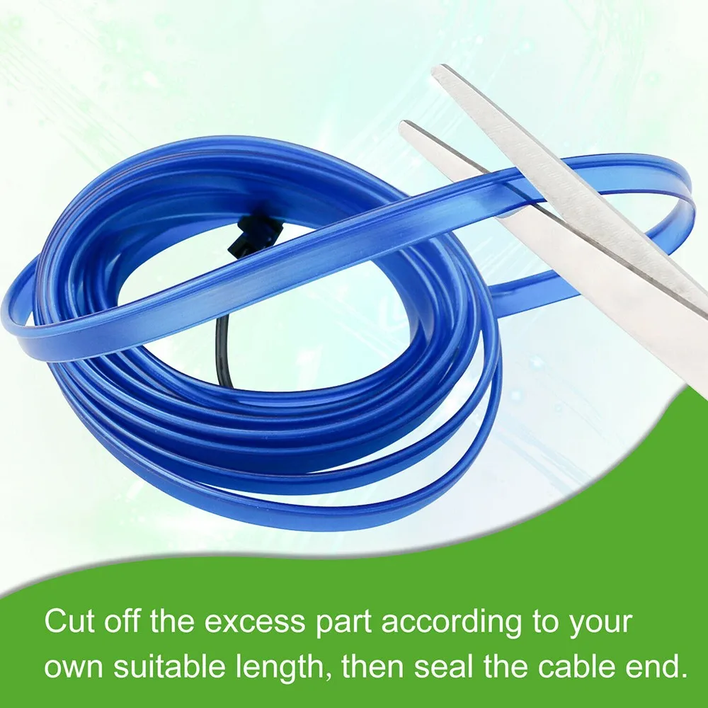 

Wire Light Strip 12 V Accessories Atmosphere Auto Blue Decor Interior LED Lamp