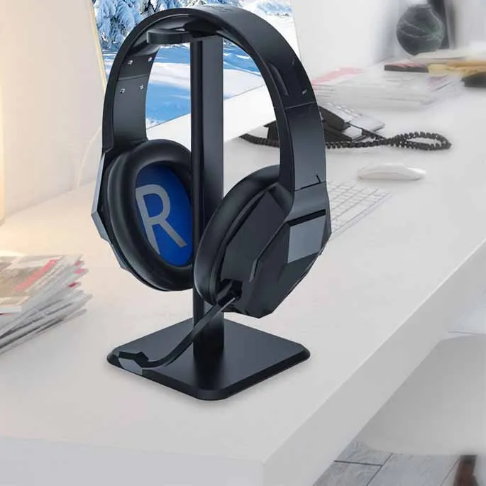 Универсальный алюминиевый держатель для наушников вешалка гарнитура настольная