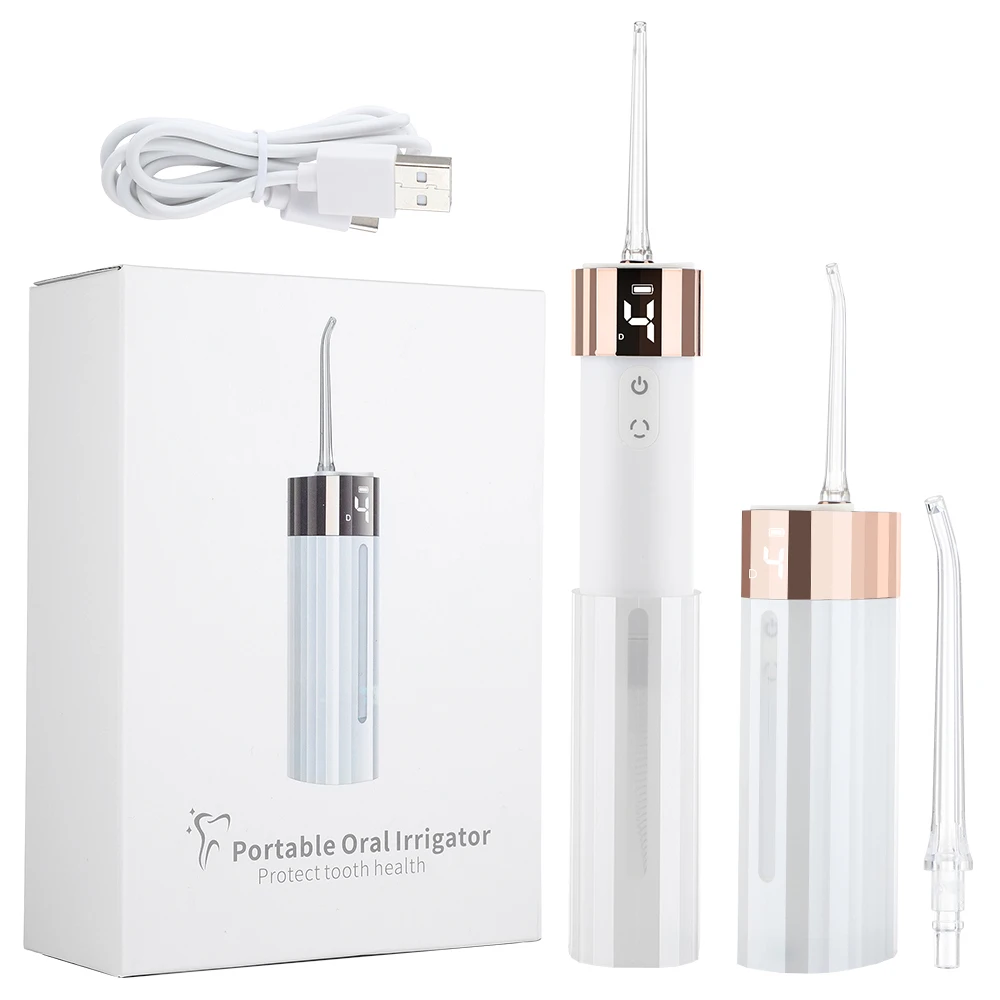 

Oral Irrigator Dental Water Jet Thread for Teeth Cleaning Mouth Washing Machine Water Pick Mouthwasher Waterflosser Portable