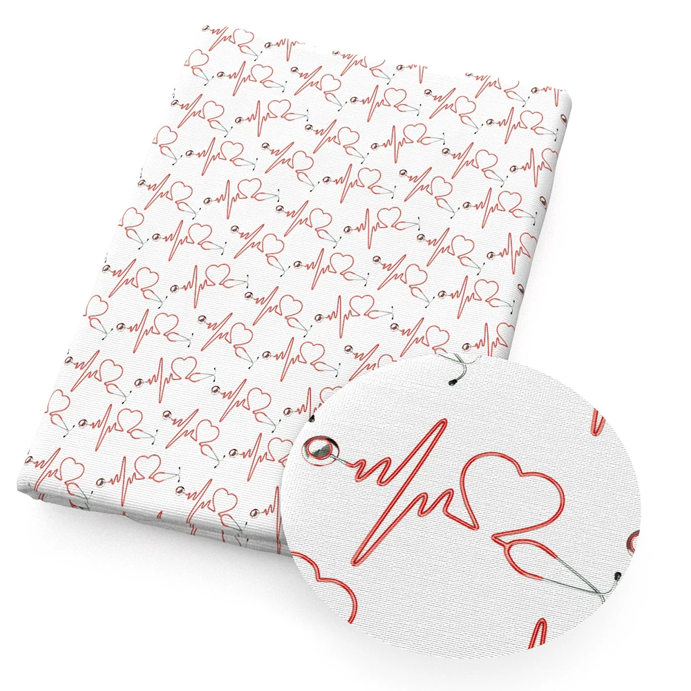 Дэвид аксессуары 50*145 см в форме сердца День Святого Валентина хлопковая ткань с