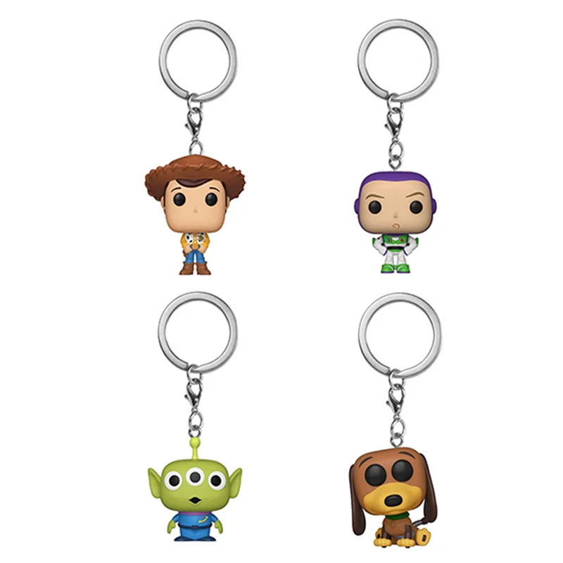 Disney Toy Story 4 брелок Вуди Базз Лайтер Alien собака Спиралька 5 см ПВХ фигурка с игрушкой