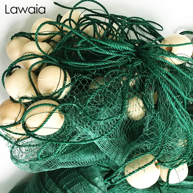 Lawaia рыболовные сети 2 пальца 9 долей 2 м высокая 20 м длинная Тяговая сеть большой поплавок шар увеличение через сердце рыболовных сетей