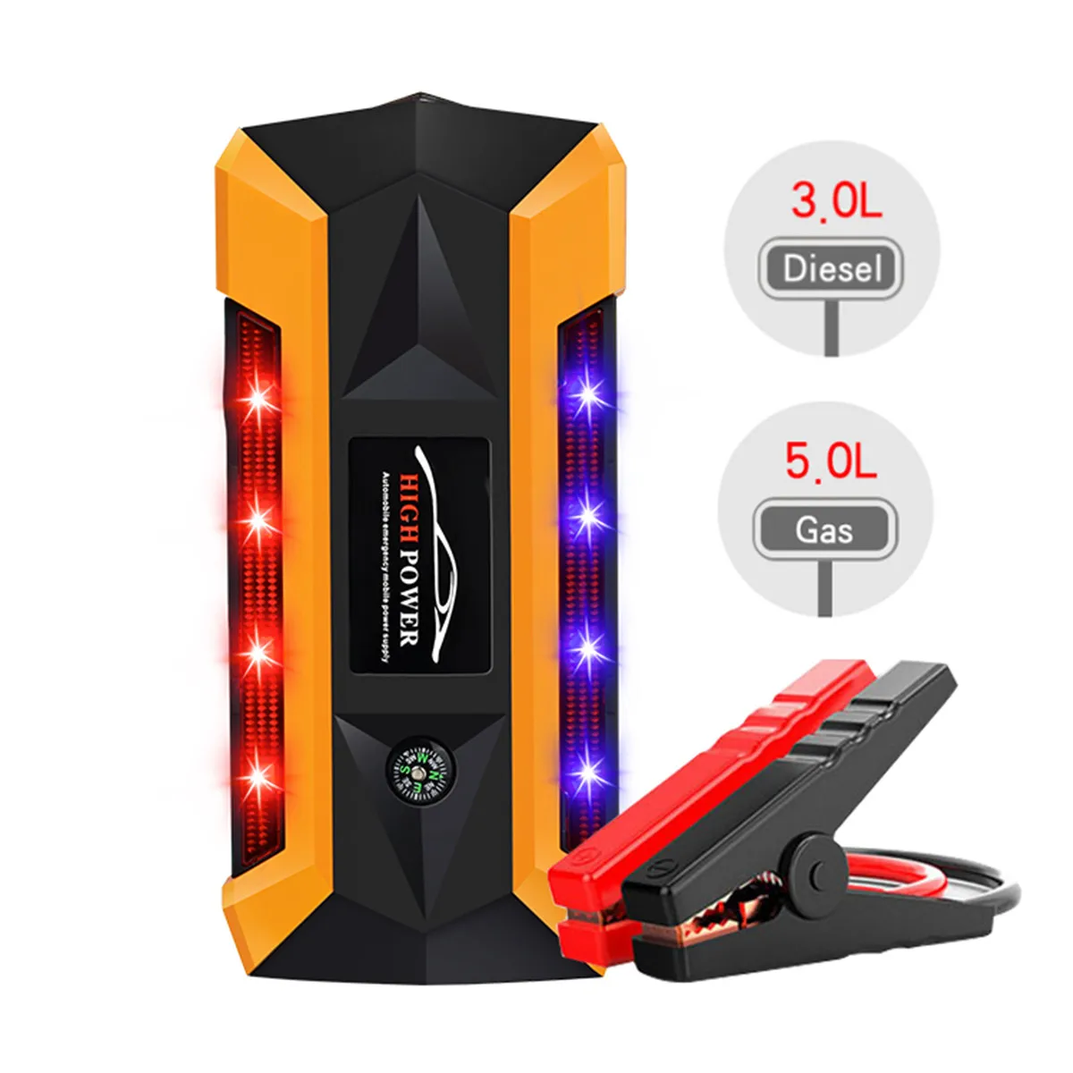 Пусковое устройство для автомобиля 89800 мАч внешний аккумулятор быстрой зарядки