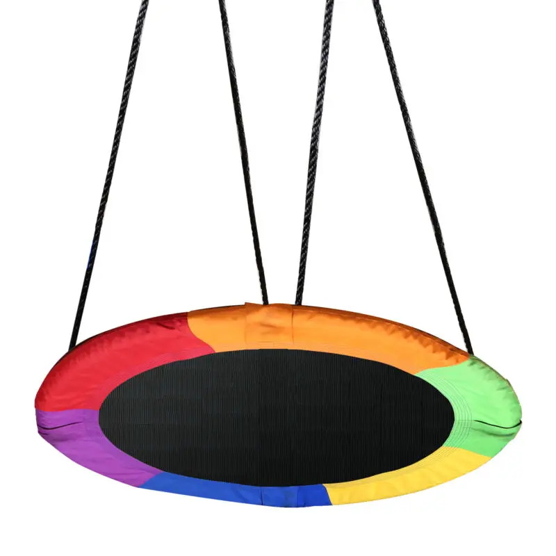 

Detachable Tree Swing Seat Kids Playground Platform Saucer Swing Rope 1M/40''
