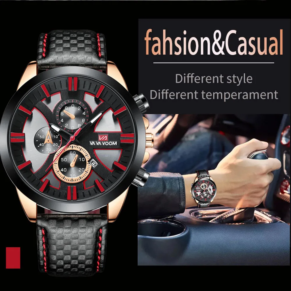 

Часы наручные мужские Кварцевые водонепроницаемые в стиле милитари, 2021