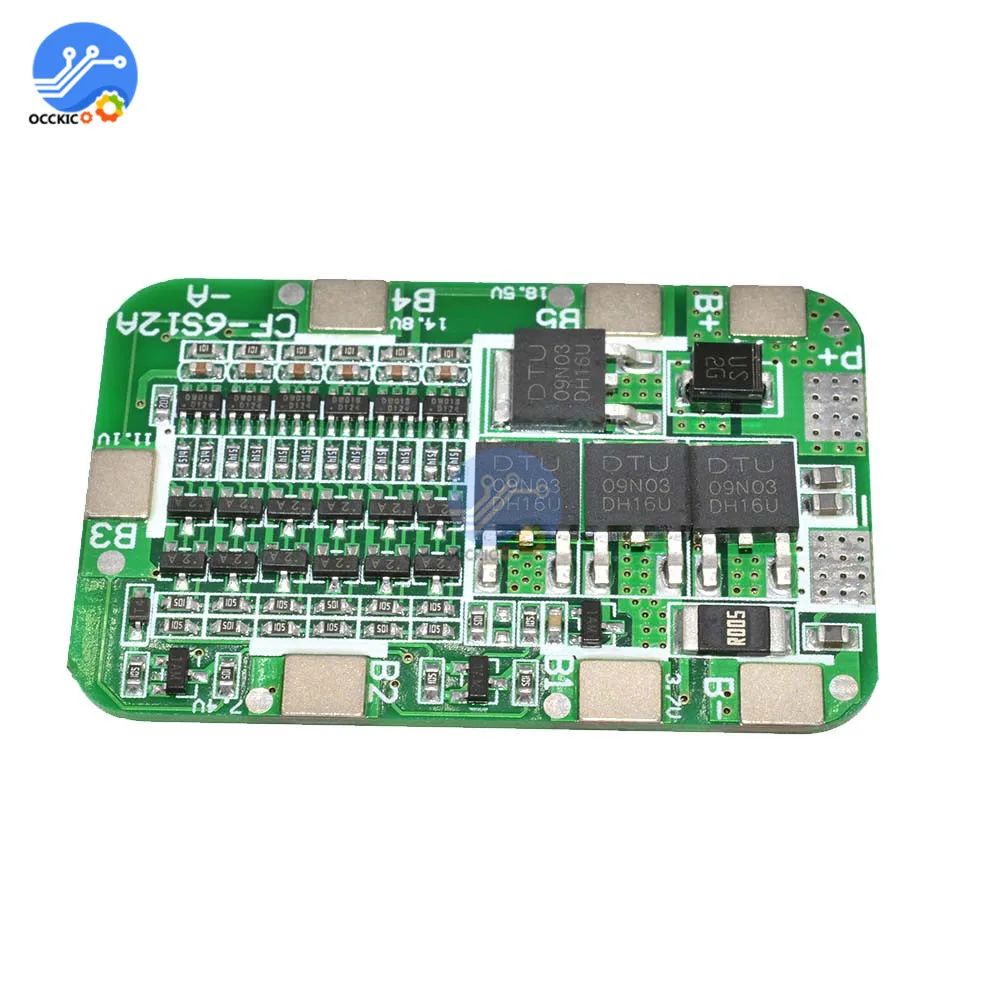 Bms 6S 15A 18650 Защитная плата для заряда батареи для 6 упаковок литий-ионный аккумулятор 18650 аксессуары балансировочный аккумулятор 25,5 в