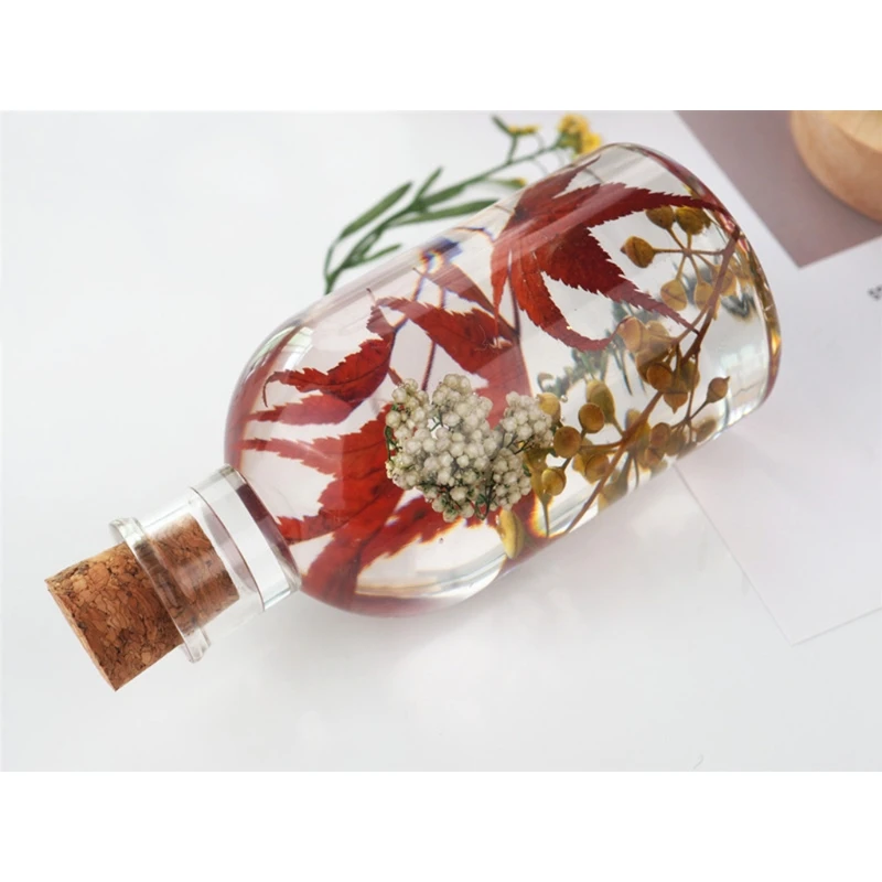 

DIY Fairy Bottle Shape Lamp Resin Mold Light Bulb Resin Mold for Home Decoration X7YA