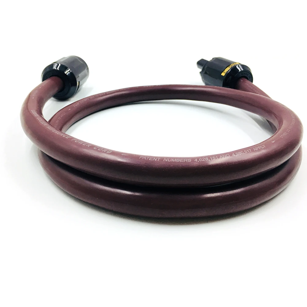

Hifi CARDAS Golden Reference audio power Cable HiFi US Power cable with Rhodium plating P-029/C-029 AU schuko connctor plug