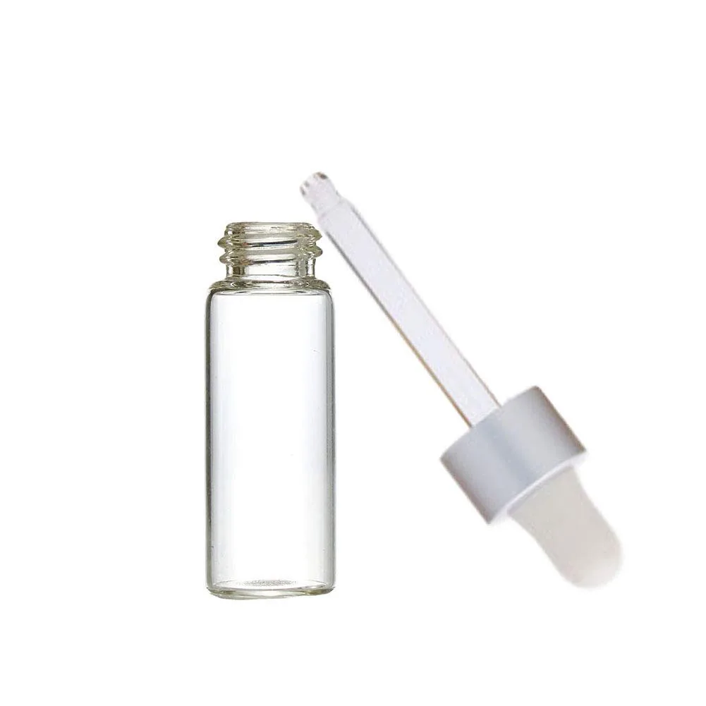 500 x 5ML Empty Refillable Transparent Clear Dropper Bottle 5cc Glass E-Liquid Eey Container | Красота и здоровье