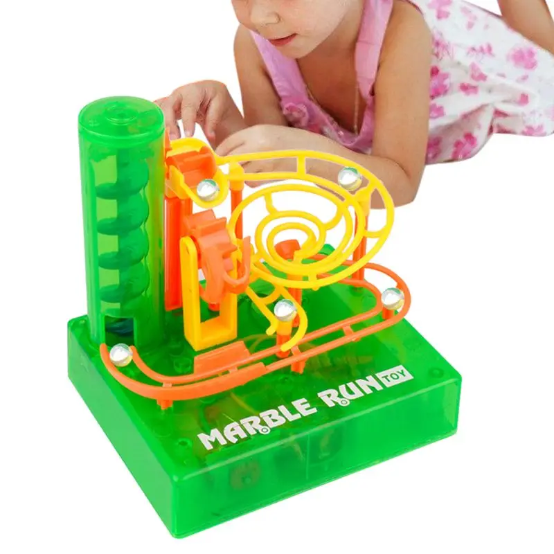 

DIY Electric Maze Ball Track Marble Race Run Blocks Inserted Building Blocks for Kids Children Early Education Puzzles Toys Gift