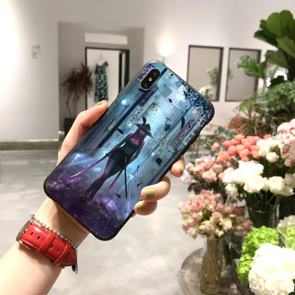 

NBDRUICAI Japanese Ninja Girl Phone Case for iPhone 11 pro XS MAX 8 7 6 6S Plus X 5S SE XR case
