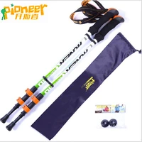 pioneer trekking stick carbon fiber nordic skiing walking cane hiking camping poles ultra light adjustable telescopic baton cane