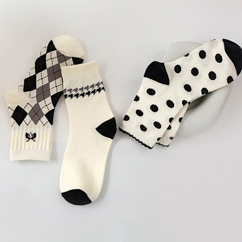 Бесплатная доставка чулки в горошек стиле &quotЛолита&quot для девушек и служанок