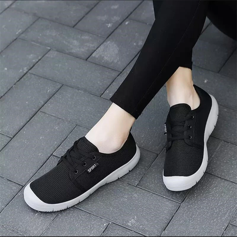 Женские повседневные кроссовки спортивная сетчатая дышащая теннисная обувь