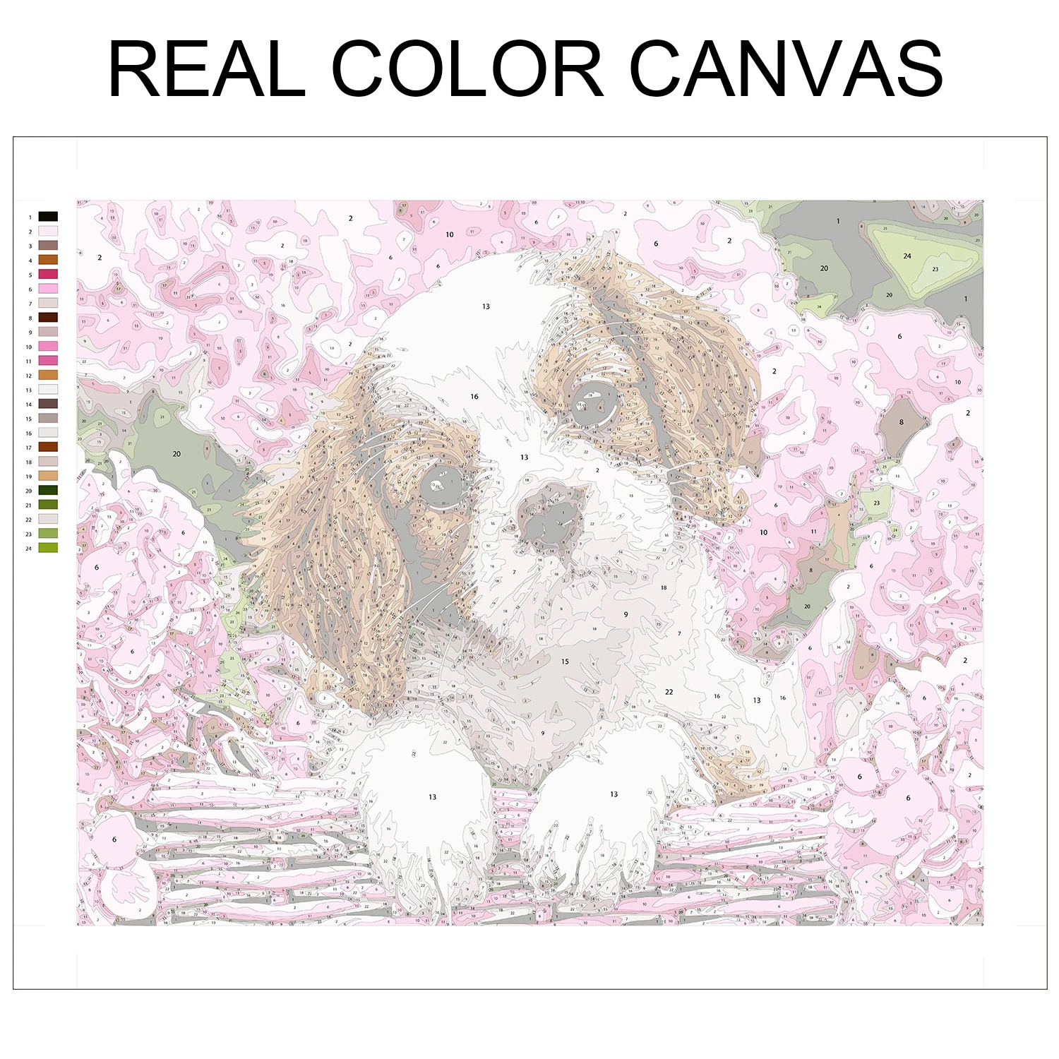 Набор для рисования по номерам на холсте AZQSD уникальный подарок животных