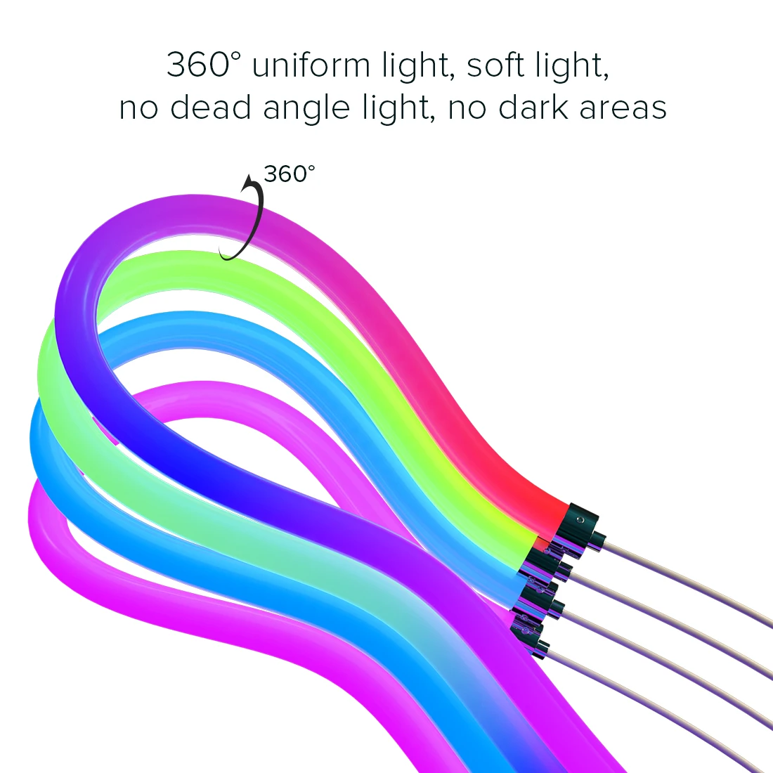 Неоновый светодиодный светильник Dreamcolor WS2811 120 светодисветодиодный гибкий 360
