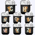 Мягкий силиконовый чехол для Apple AirPods 12 поколения, защитный чехол для наушников с зарядным устройством, черный чехол для наушников