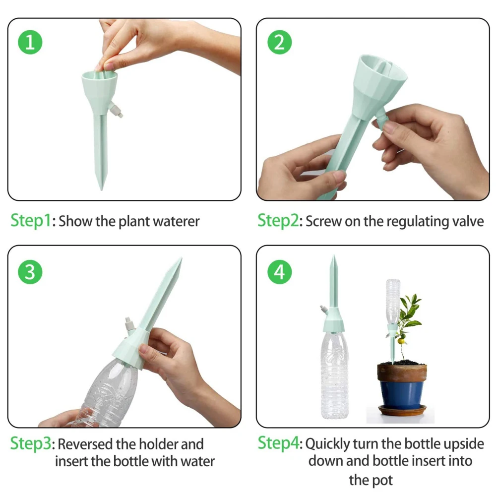 

18pcs Auto Drip Irrigation Watering System Automatic Watering Spike Kit For Plants Flower Indoor Household Waterers Bottle