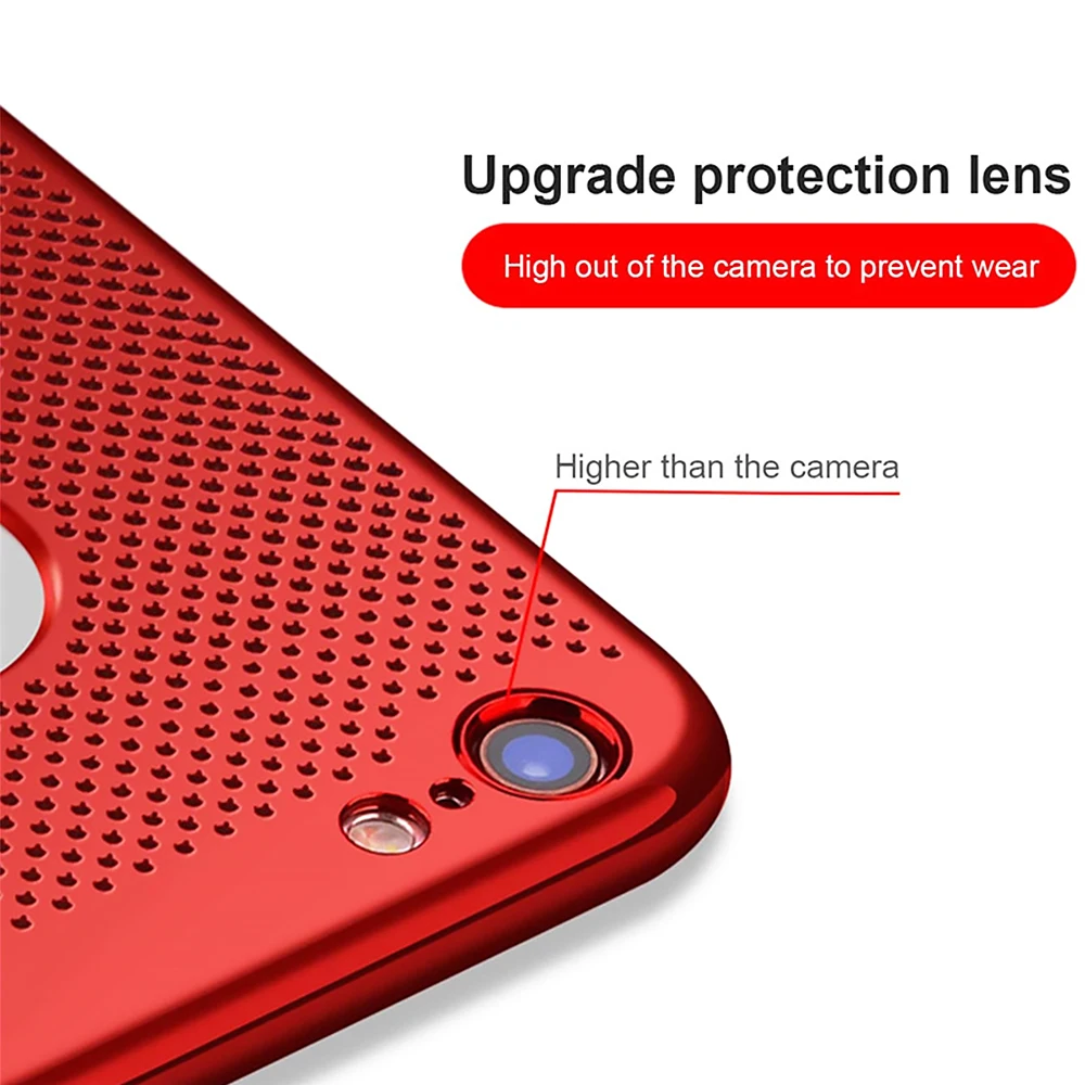 Hard PC Phone Case For iPhone 11 Pro Max 8 7 6 6S Plus Heat Dissipation 5 5S SE Protective Back Cover Shell |