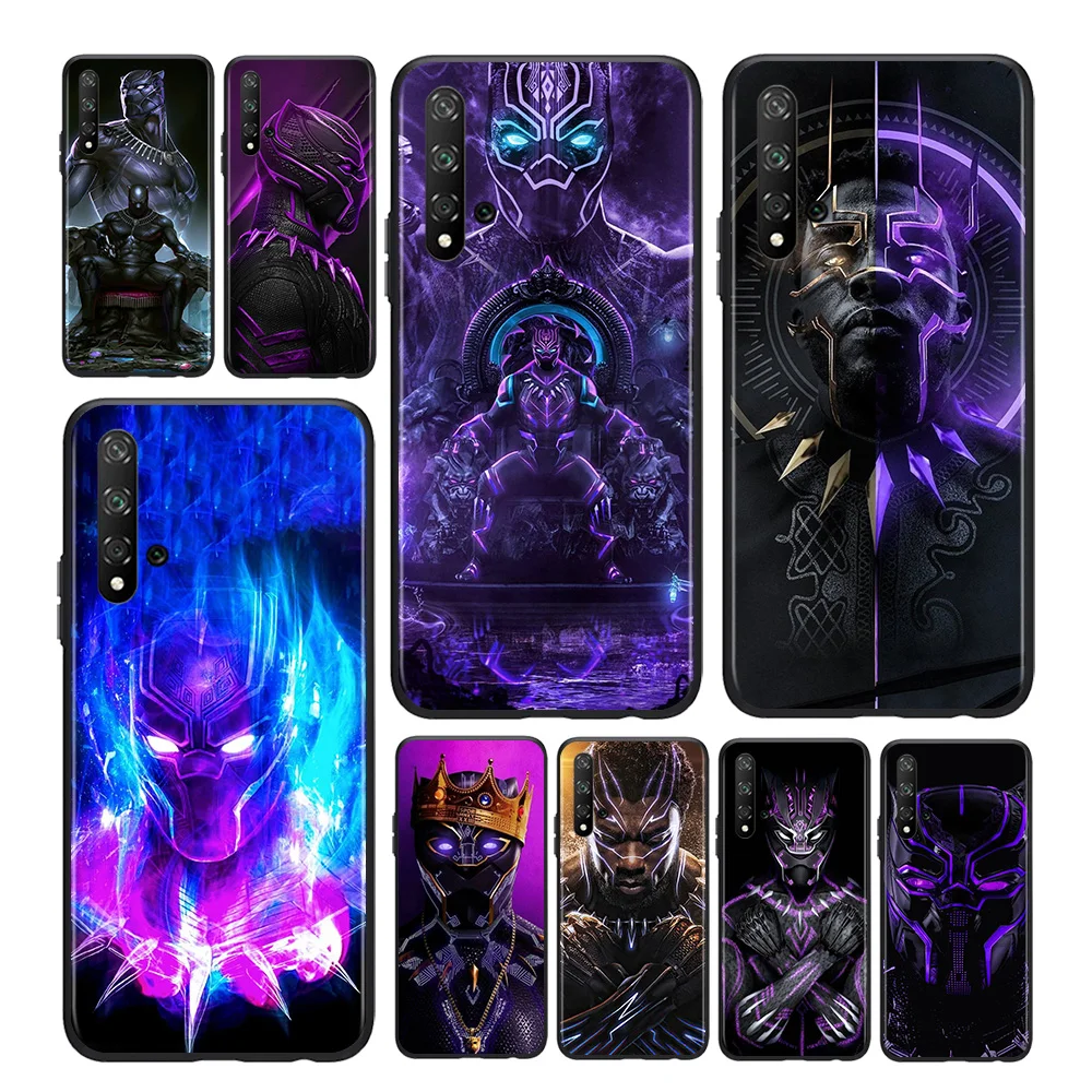 

Marvel Cool Man Panthers For Huawei Honor 7C 7A 7S 8 8A 8X 8C 8S 9 9S 9X 9N 9A 9C 9i Pro Lite Silicone Black Phone Case