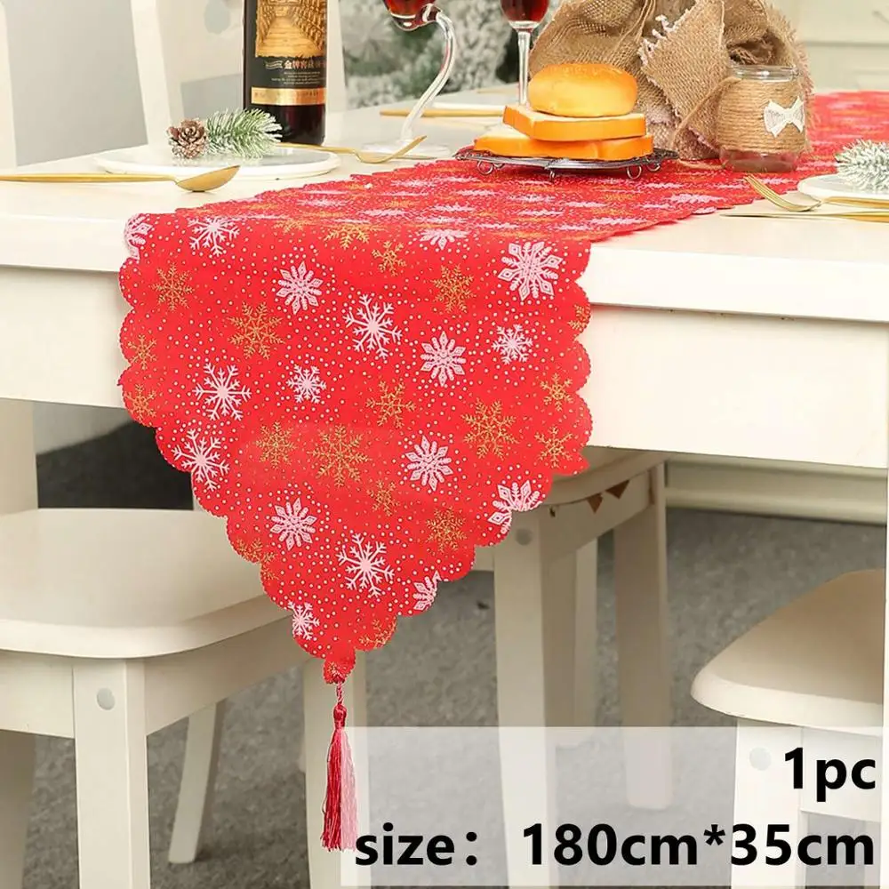 Xmas Tablecloth 2 Taoup 1 шт. мультяшная Рождественская Подарочная коробка Упаковка металлические рождественские украшения Декор для дома Noel Navidad Санта Клаус рождественские Вечерние - Цвет: Xmas Tablecloth 2
