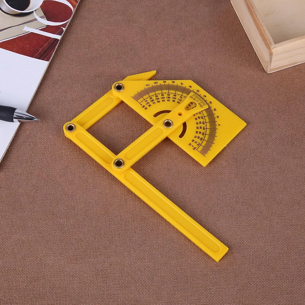 

Protractor And Angle Finder Woodworking Measurement Tool 0-180° Angle Ruler Plastic Protractor Measuring Tools dropshipping#22