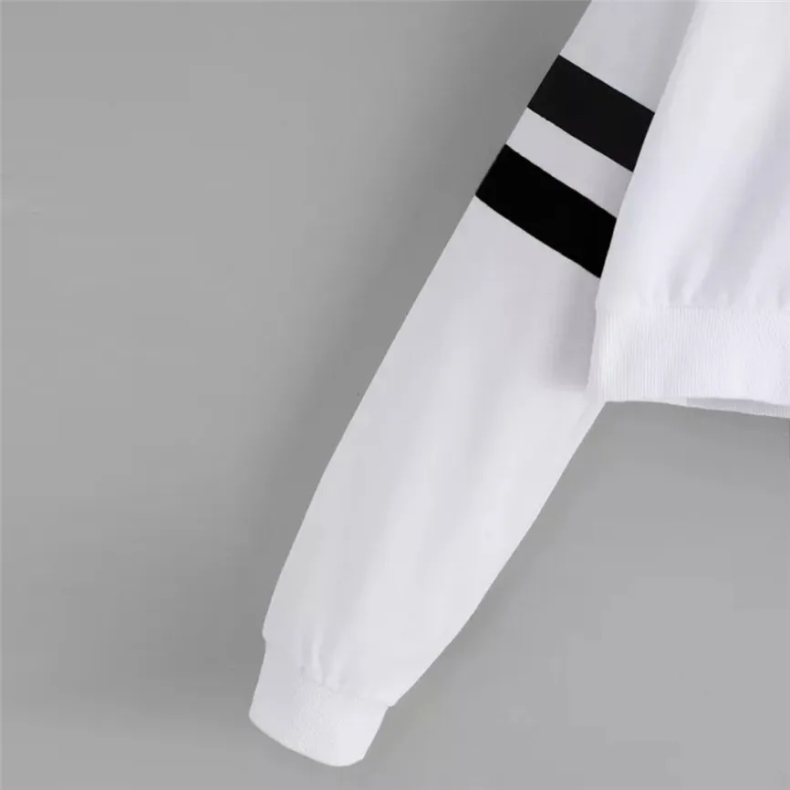 

Crop Hoodies Sweatshirts Women's Casual Solid Long Sleeve Hoodie Womens Sweatshirts Pullover Tops Sweatshirt Woman
