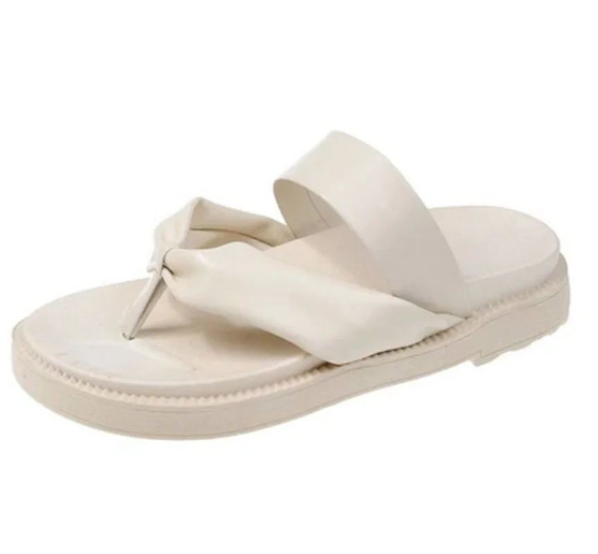 

2021 Hot Sale Summer Fashion Women's Simple Synthetic Slippers Light Comfortable Decoration Casual Shoes for Woman 1KB174