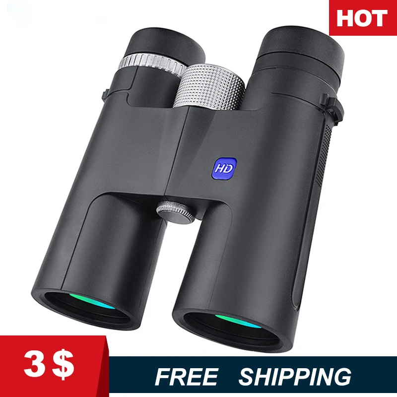 

12x42 HD Binoculars Roof Prism Professional Waterproof Low Night VisionBinoculars for Adults HD Bird Watching Telescope