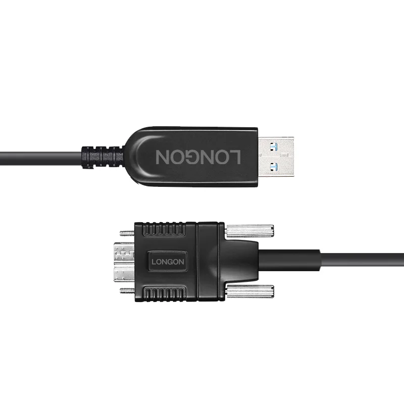 LONGON AOC USB3.0 TypeA к Micro B волоконно-оптический Удлинительный кабель 5 Гбит/с м 15 10 для