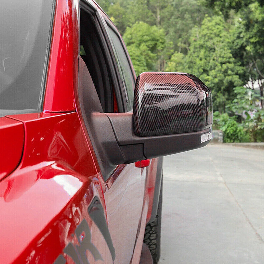 Зеркальная крышка из АБС углеродного волокна для Ford F150 2015 2019 Raptor|Крышка зеркала