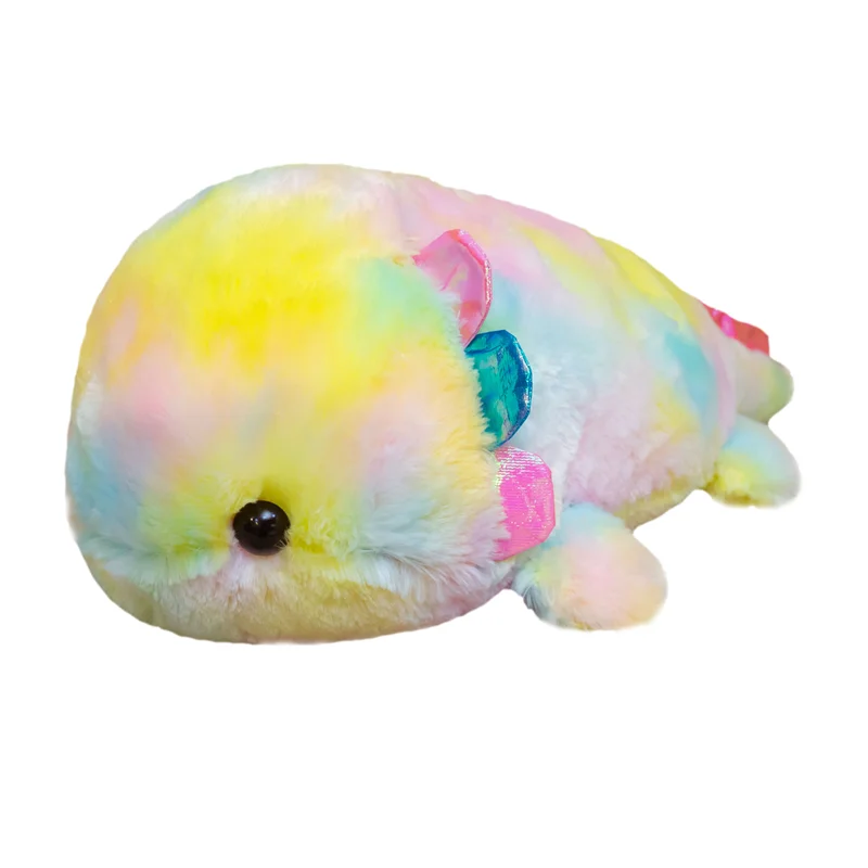 

1 pcs Hex Dinosaur Plush Toys Stuffed Toy rainbow Baby Fish Doll Children Toys Boys Cushion Girls Animal Reading ins Pillow