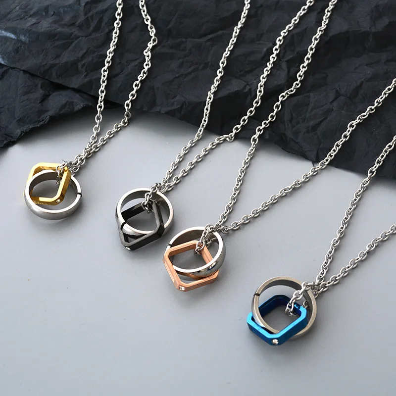 

Fashion simple geometric all-match pendant female clavicle chain sweater chain jewelry hot sale